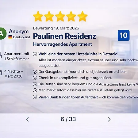 Paulinen Residenz Detmold - Self Check-In & Parkplatz *