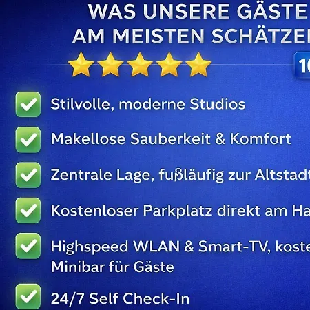 Paulinen Residenz Detmold - Self Check-In & Parkplatz Апартаменты